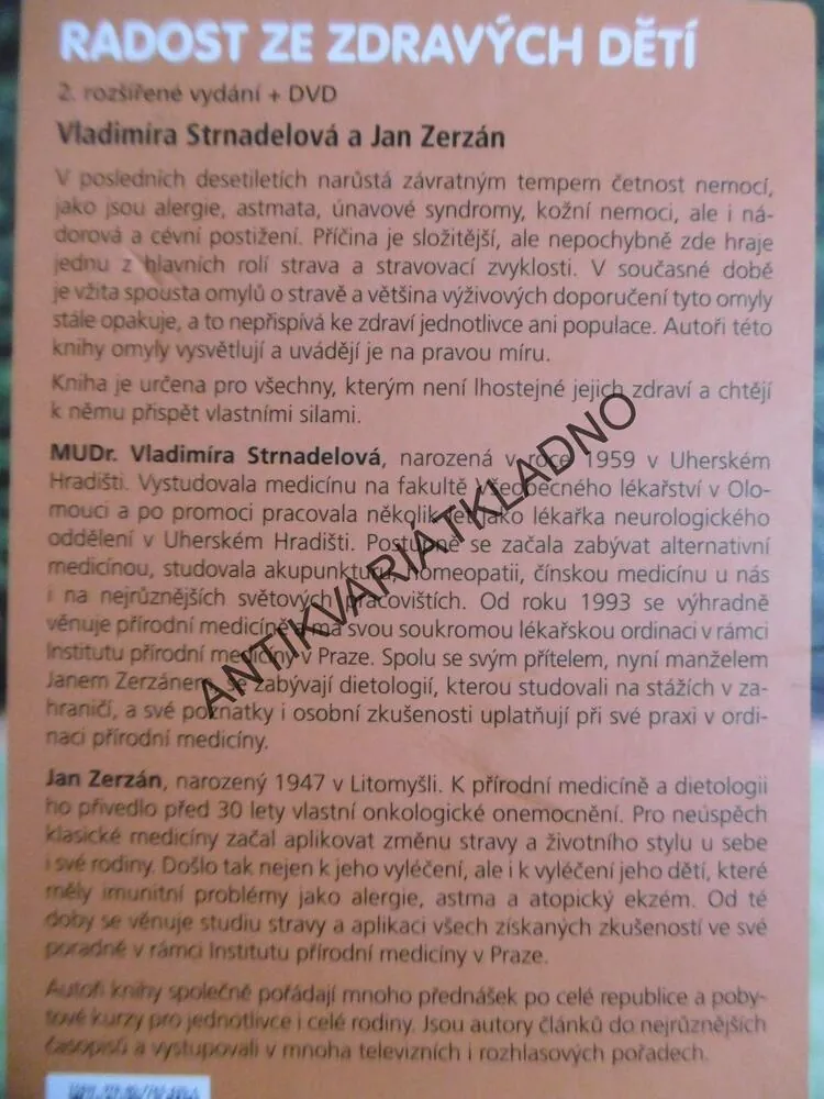 RADOST ZE ZDRAVÝCH DĚTÍ, V.STRNADELOVÁ, J. ZERZÁN, **an