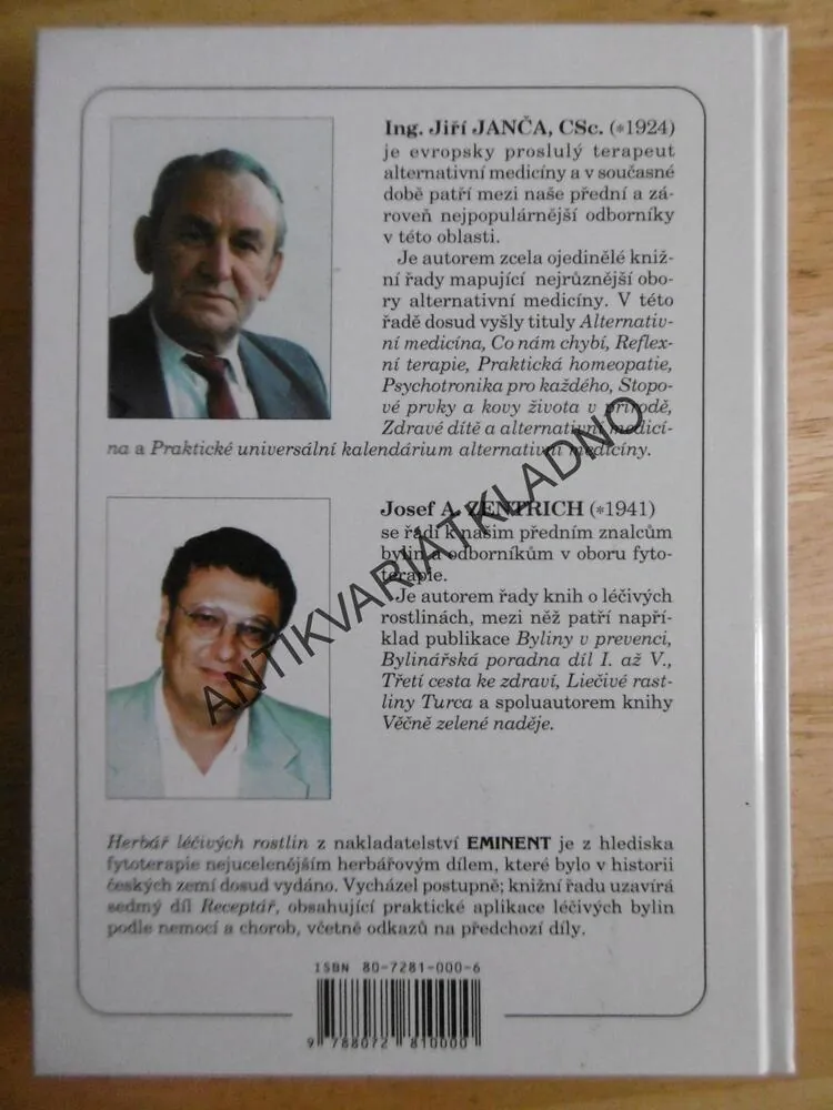 HERBÁŘ LÉČIVÝCH ROSTLIN 7., RECEPTÁŘ, JIŘÍ JANČA, **an