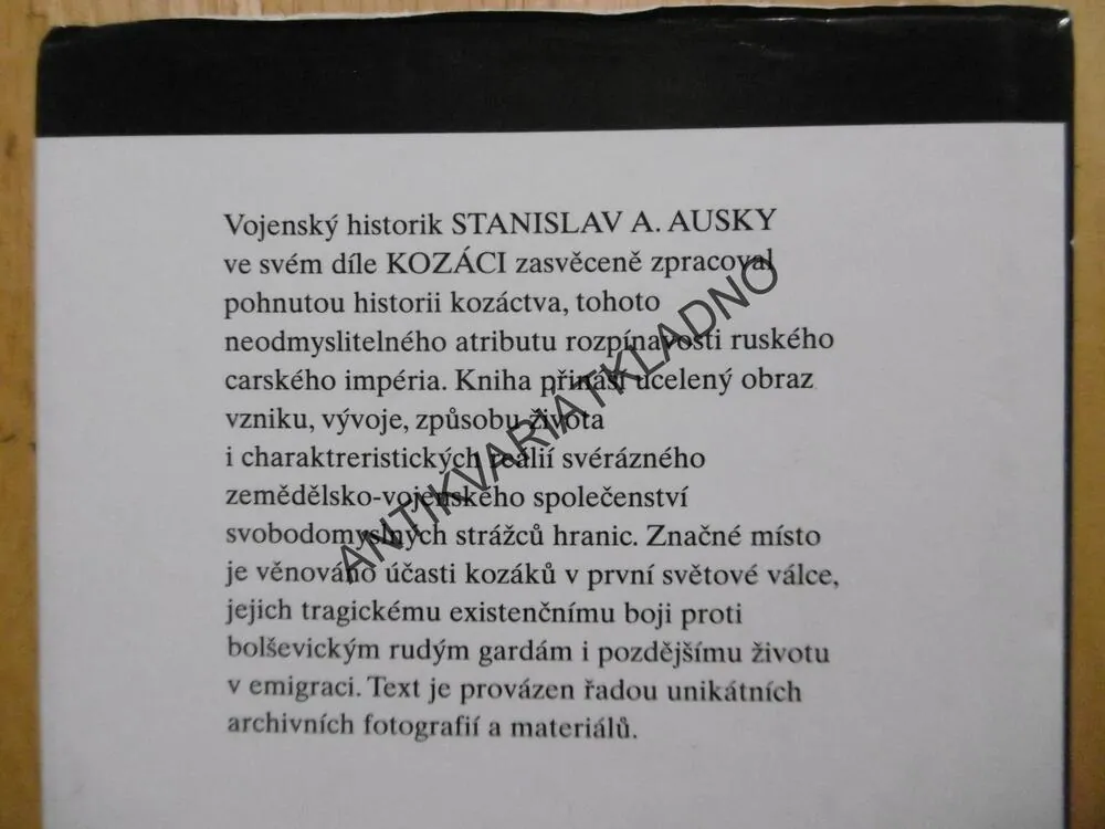 KOZÁCI, STANISLAV A. AUSKY, **an