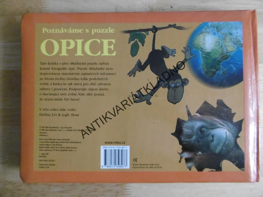 OPICE, POZNÁVÁME S PUZZLE, **an