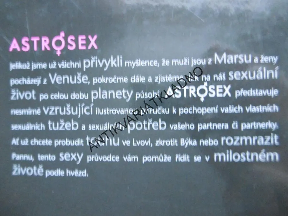 ASTROSEX, TAJEMSTVÍ SEXU POMOCÍ HVĚZD, HOROSKOP, ASTROLOGIE