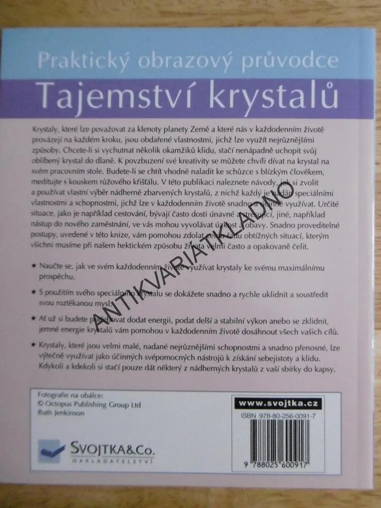 TAJEMSTVÍ KRYSTALŮ, PRAKTICKÝ OBRAZOVÝ PRŮVODCE, MINERALOGIE