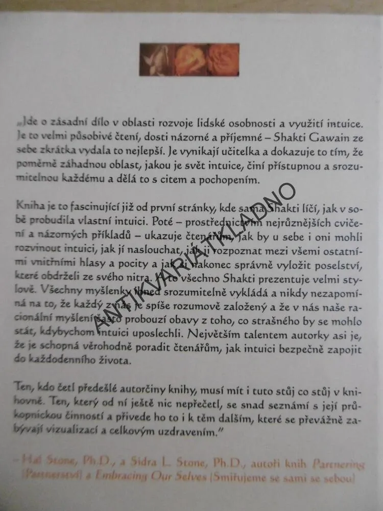 ROZVÍJENÍ INTUICE, TVŮRČÍ PŘEDSTAVIVOST II., SHAKTI GAWAIN, **an