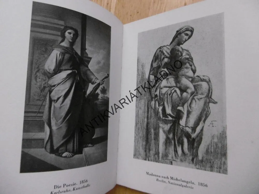ANSELM FEUERBACH, NĚMECKY, 60 OBRÁZKŮ + TEXT,