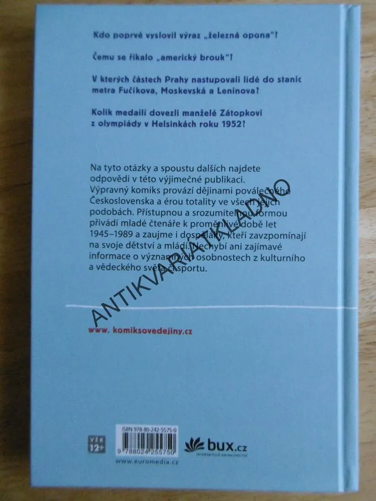 OBRÁZKY Z MODERNÍCH ČESKOSLOVENSKÝCH DĚJIN, KOMIKS,HISTORIE,ČERNÝ, FIBRICH, **an