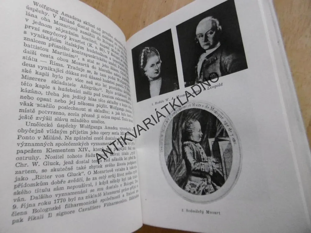 WOLFGANG AMADEUS MOZART, BOHUMIL KARÁSEK, **an