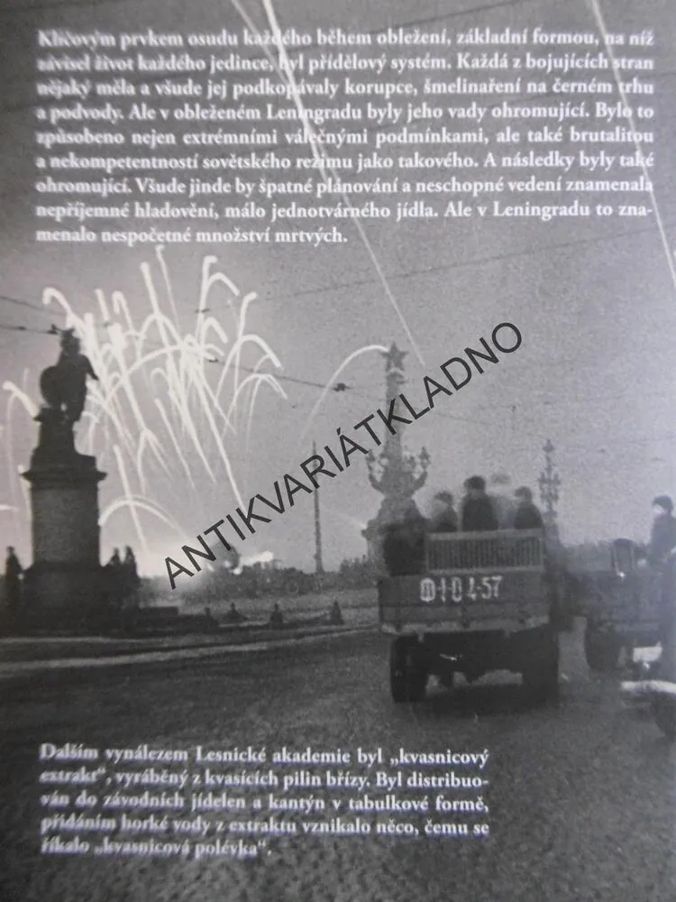 LENINGRAD, TRAGÉDIE OBLEŽENÉHO MĚSTA, 1941-1944, ANNA REIDOVÁ,**an