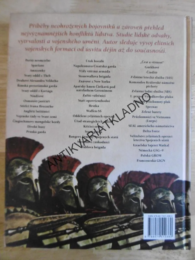ELITNÍ JEDNOTKY, OD PERSKÝCH NESMRTELNÝCH PO DELTA FORCE, NIGEL CAWTHORNE, **an