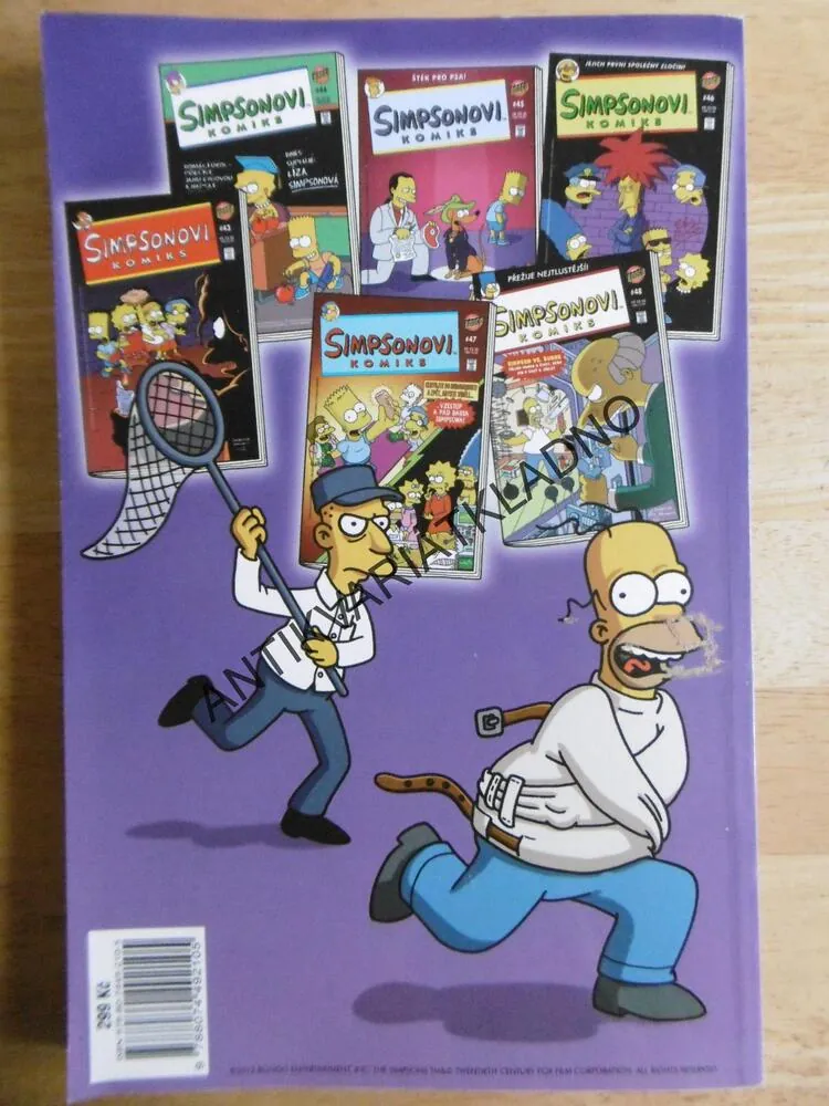 SIMPSONOVI, KOMIKSOVÉ ŠÍLENSTVÍ, MATT GROENING, **an