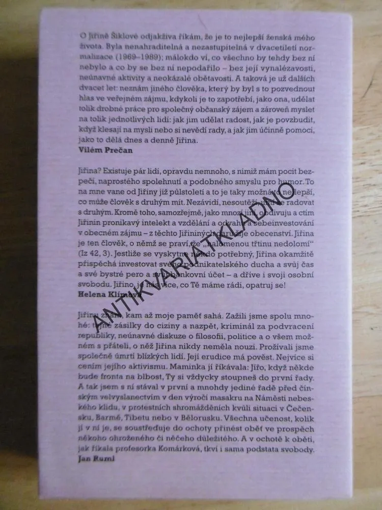 JIŘINA ŠIKLOVÁ BEZ OHLÁVKY, MICHAL PLZÁK, MAGDALENA ČECHLOVSKÁ, **an