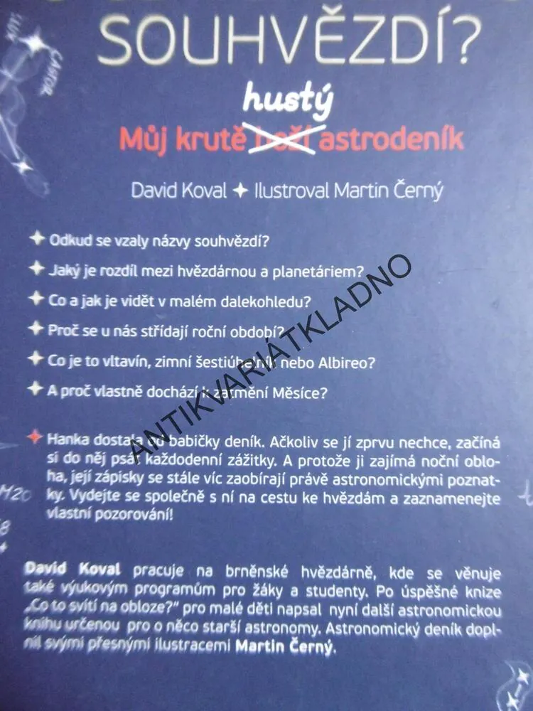 O ČEM SI ŠEPTAJÍ SOUHVĚZDÍ?, DAVID KOVAL, MARTIN ČERNÝ, **an
