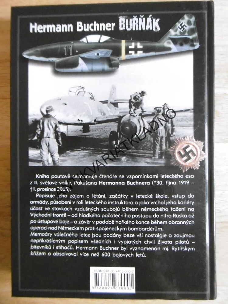 BUŘŇÁK, LETECTVÍ, HERMAN BUCHNER, VÁLKA,
