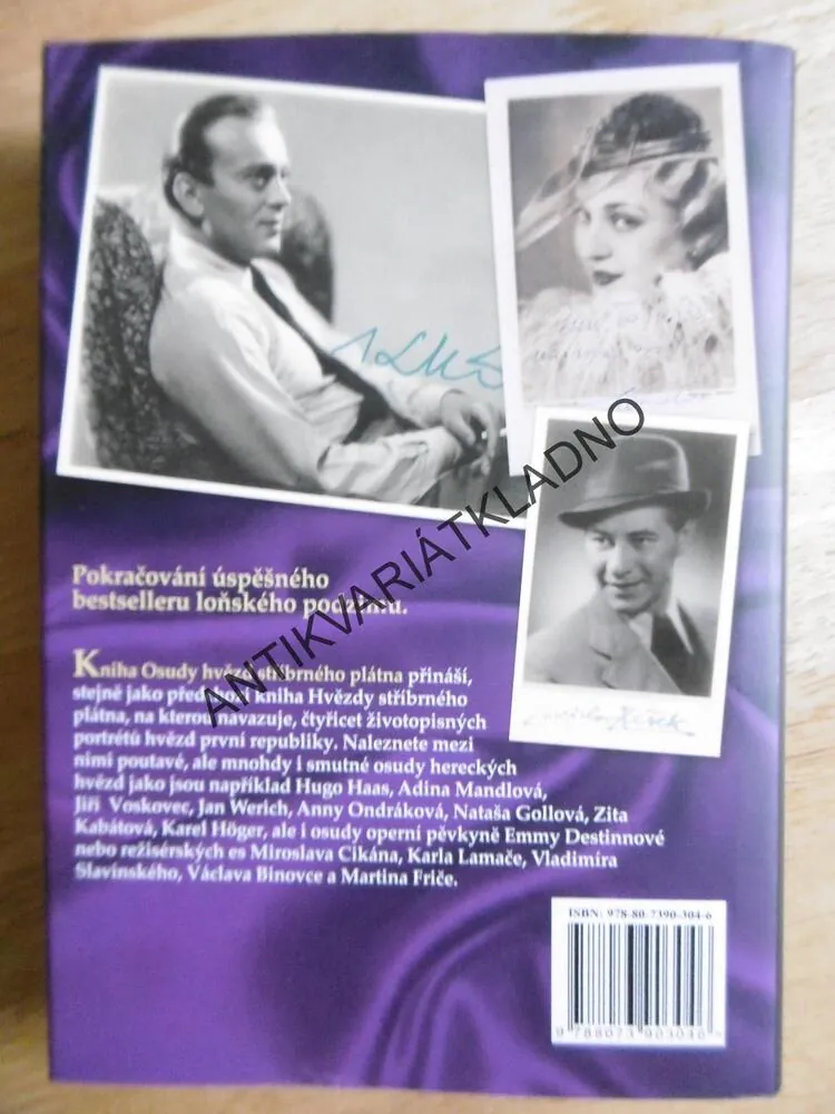 OSUDY HVĚZD STŘÍBRNÉHO PLÁTNA, GRACLÍK, FILM, HERCI,HEREČKY, **an