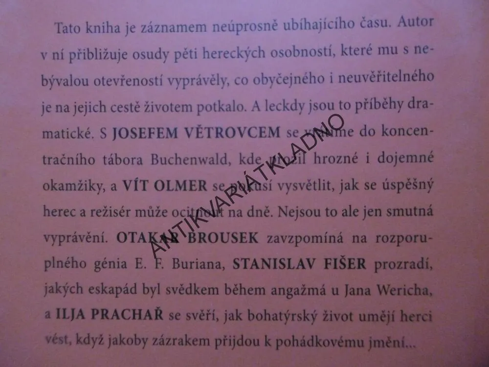 5 HERECKÝCH DRAMAT, DAVID LAŇKA, **an