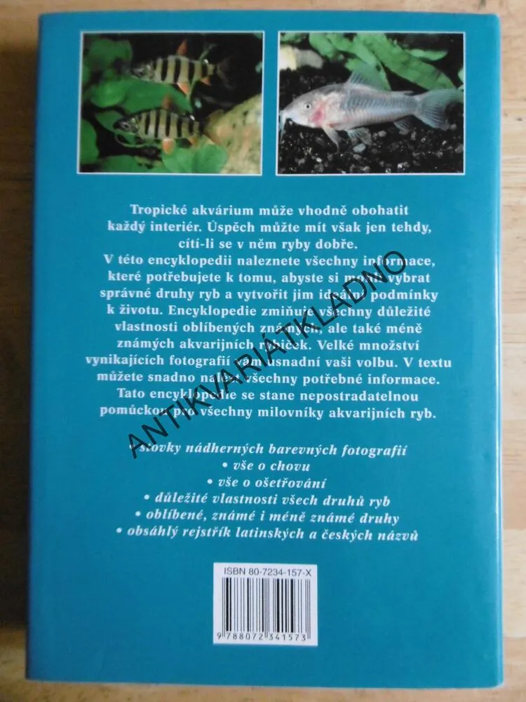 ENCYKLOPEDIE AKVARIJNÍCH RYB, ESTHER J. J. VERHOEF,-VERHALLENOVÁ, **an