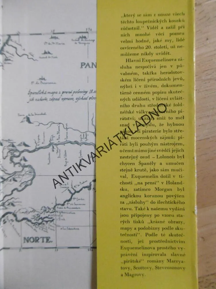 CO JSEM ZAŽIL MEZI PIRÁTY A BUKANÝRY, ALEXANDER OLIVIER EXQUEMELIN, **an