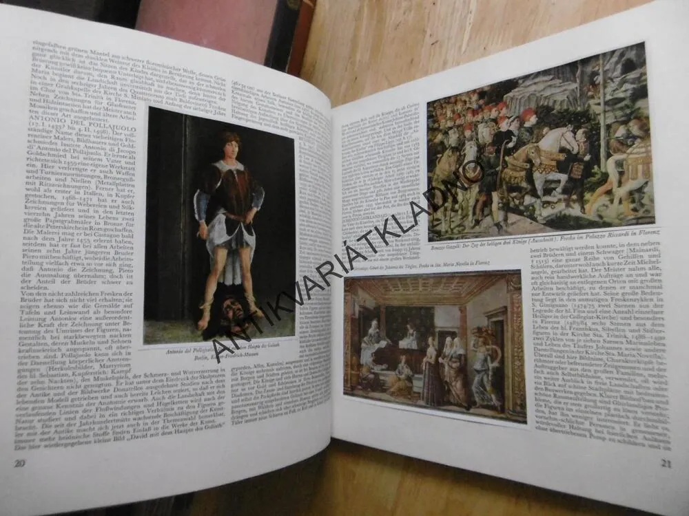 DIE MALEREI DER GOTIK UND FRÜH RENAISSANCE, GOTICKÁ A RANĚ RENESANČNÍ MALBA,  NĚMECKY, **an