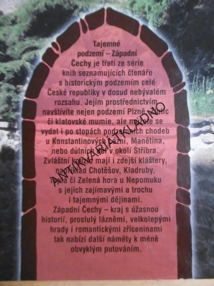 TAJEMNÉ PODZEMÍ, III. DÍL, ZÁPADNÍ ČECHY, MILOŠ ŠTRAUB, JITKA LENKOVÁ, **an