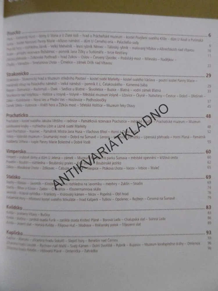 JIŽNÍ ČECHY II, PÍSECKO, STRAKONICKO, ŠUMAVA, HYNEK KLIMEK, **an