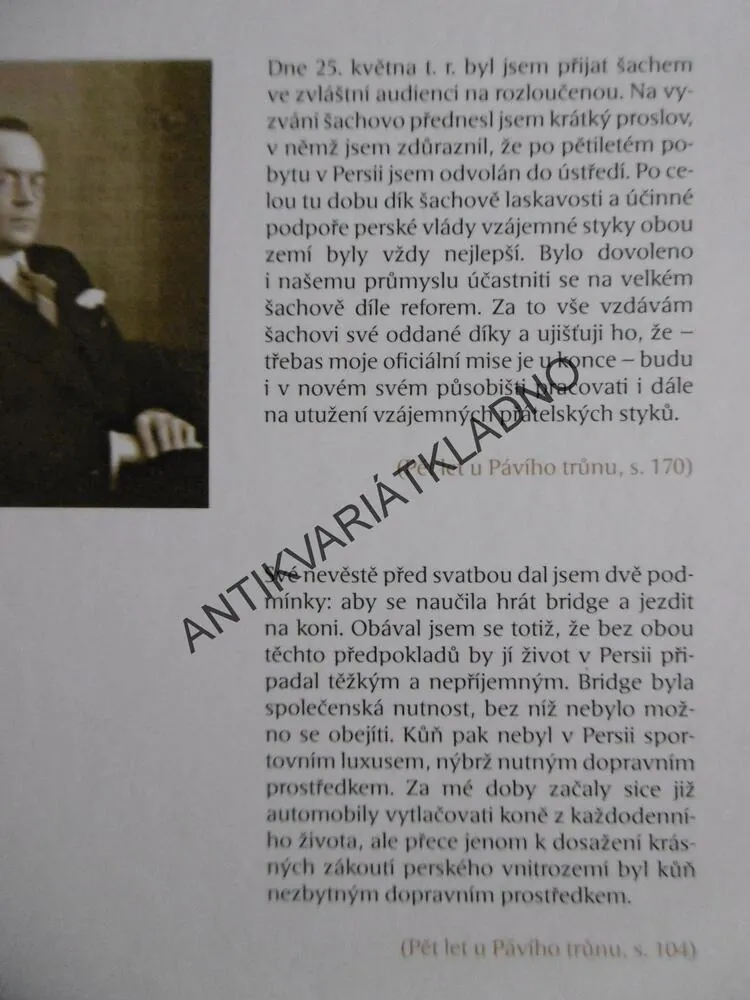 S DIPLOMATEM V ORIENTU, MIROSLAV SCHUBERT: PĚT LET U PÁVÍHO TRŮNU (1927 - 1932), ADÉLA JŮNOVÁ MACKOVÁ, LIBOR JŮN, **an