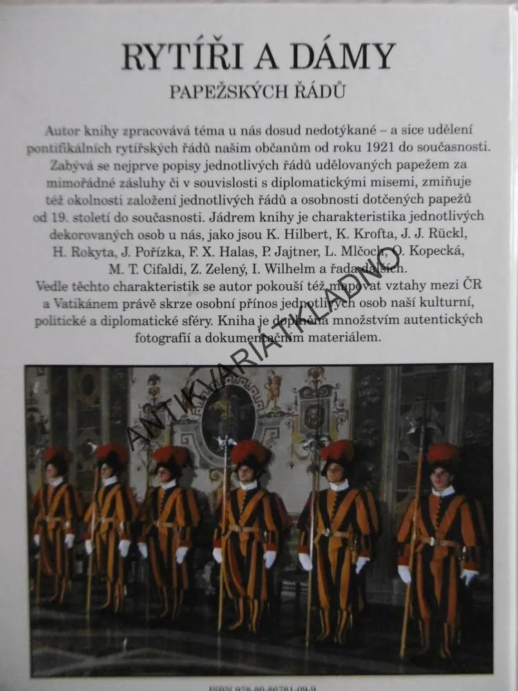RYTÍŘI A DÁMY PAPEŽSKÝCH ŘÁDŮ, JOSEF DOLEJŠÍ, **an