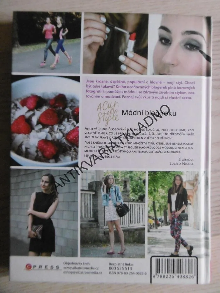 MÓDA, KRÁSA A ŽIVOTNÍ STYL, A CUP OF STYLE, LUCIE A NICOL EHRENBERGEROVY, **an