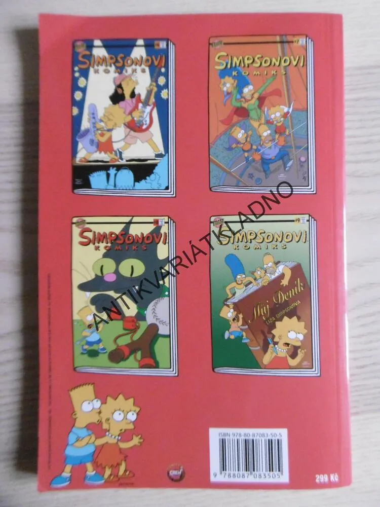 SIMPSONOVI, KOMIKSOVÝ NÁŘEZ, MATT GROENING, **an