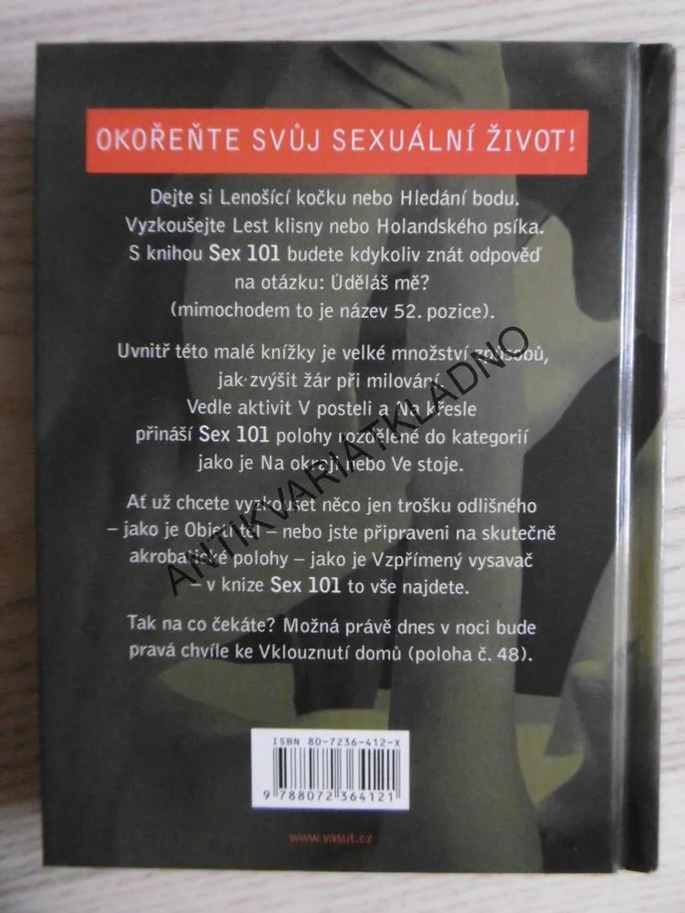 SEX 101, 101 POLOHA OKOŘENÍ VÁŠ SEXUÁLNÍ ŽIVOT,, **an