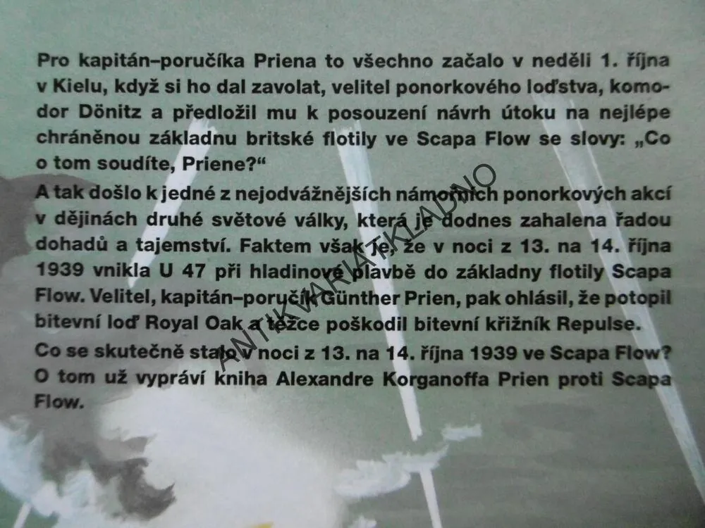 PRIEN PROTI SCAPA FLOW, ALEXANDRE KORGANOFF, **an