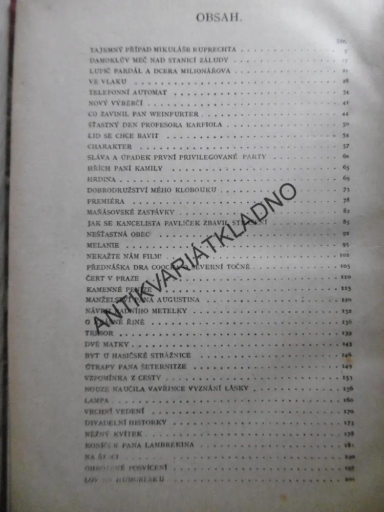 URÁŽKY NA CTI, JOSEF SKRUŽNÝ, FR. ŽENÍŠEK, 1933, **an,