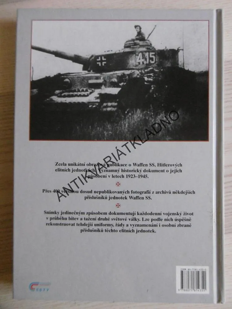WAFFEN-SS - ZBRANĚ SS, NEPUBLIKOVANÉ FOTOGRAFIE 1923-1945, **an