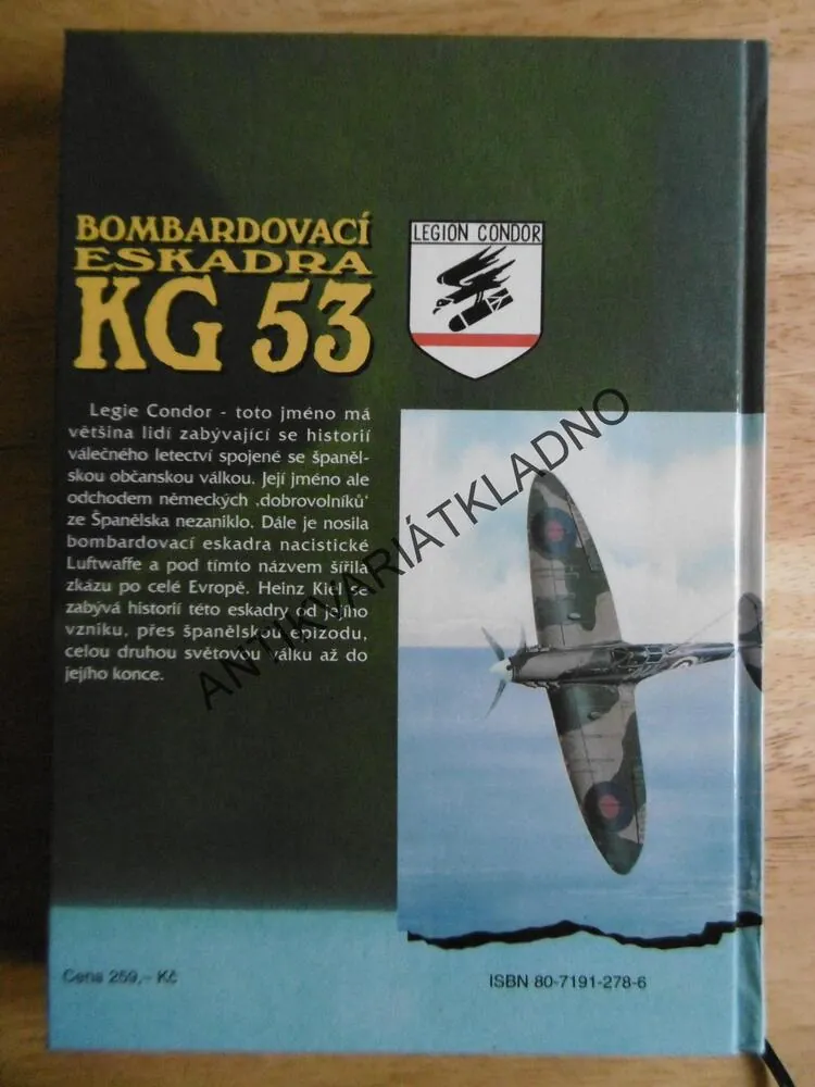 BOMBARDOVACÍ ESKADRA KG 53, KIEL, LETECTVÍ, VÁLKA