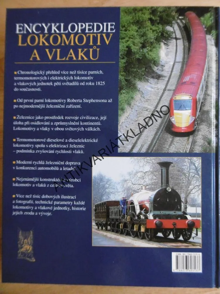 ENCYKLOPEDIE LOKOMOTIV A VLAKŮ, ŽELEZNICE, OD R 1825,
