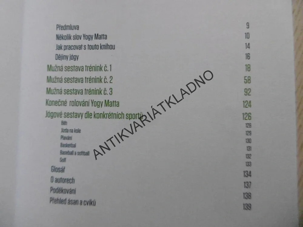JÓGA PRO NEOHEBNÉ MUŽE, YOGA MATT, **an