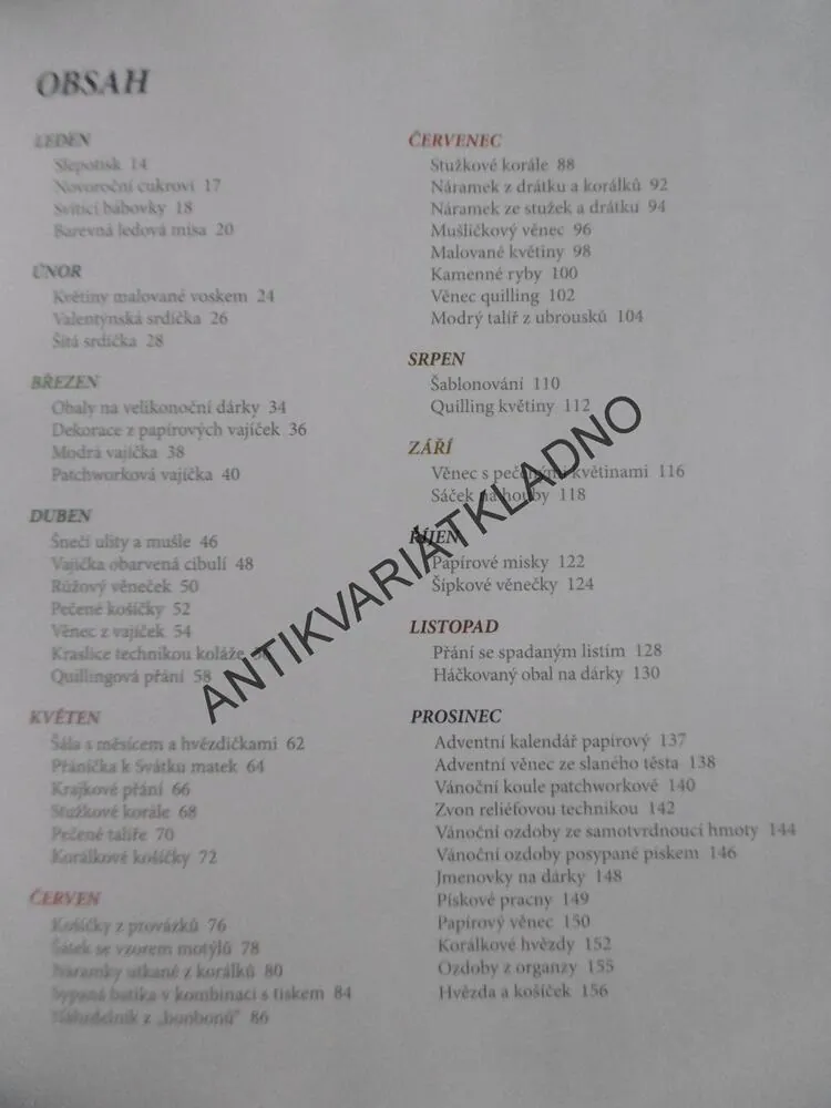 VÝTVARNÝ ROK TVOŘENÍ PODLE KALENDÁŘE, ALENA ISABELLA GRIMMICHOVÁ, **an