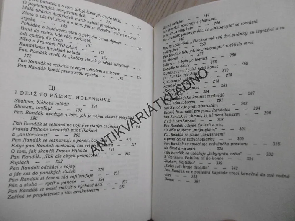 POZDRAV PÁMBU, PANE RANDÁK, FRANTIŠEK RACHLÍK, JOSEF LADA, **an