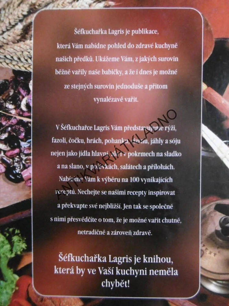ŠÉF KUCHAŘKA, LAGRIS, **an