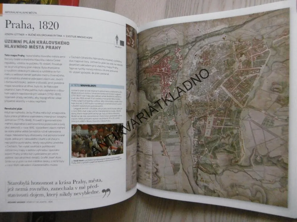 MAPY MĚST, HISTORICKÁ VÝPRAVA ZA MAPAMI, PLÁNY A OBRAZY MĚST, **an