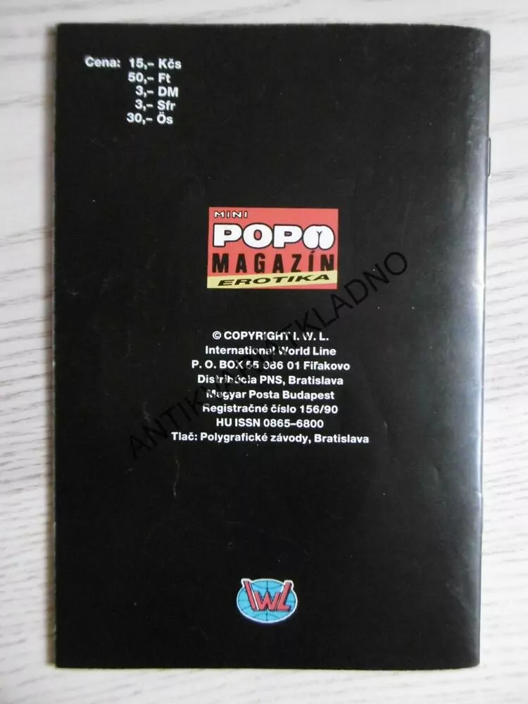 MINI POP MAGAZÍN, 1/92