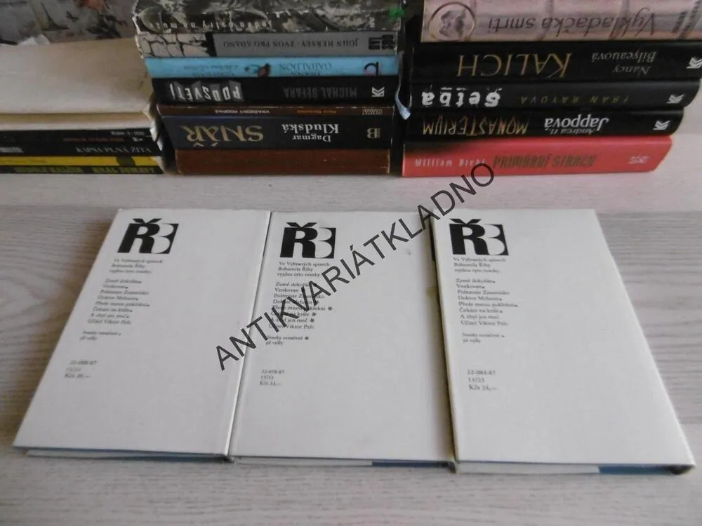 HISTORICKÁ TRILOGIE, BOHUMIL ŘÍHA, 3 KNIHY, **an