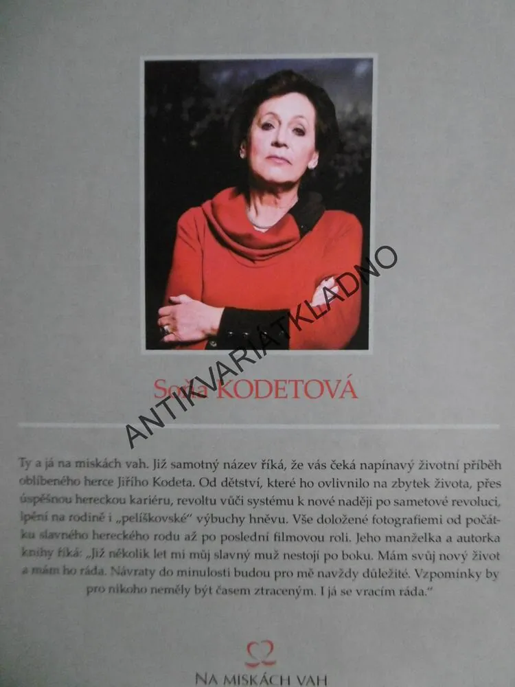 TY A JÁ NA MISKÁCH VAH, JIŘÍ KODET, HEREC, FILM , DIVADLO,AUTOGRAM-KODETOVÁ
