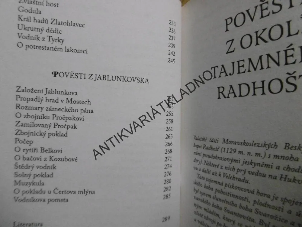 NEJKRÁSNĚJŠÍ POVĚSTI SEVERNÍ MORAVY A SLEZSKA, BESKYDY, VALAŠSKO, POLÁŠKOVÁ, LÁZ