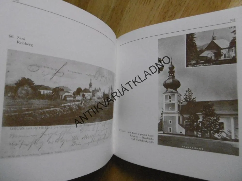 STARÁ ŠUMAVA, NA POHLEDNCÍCH, V.STARÝ, **an