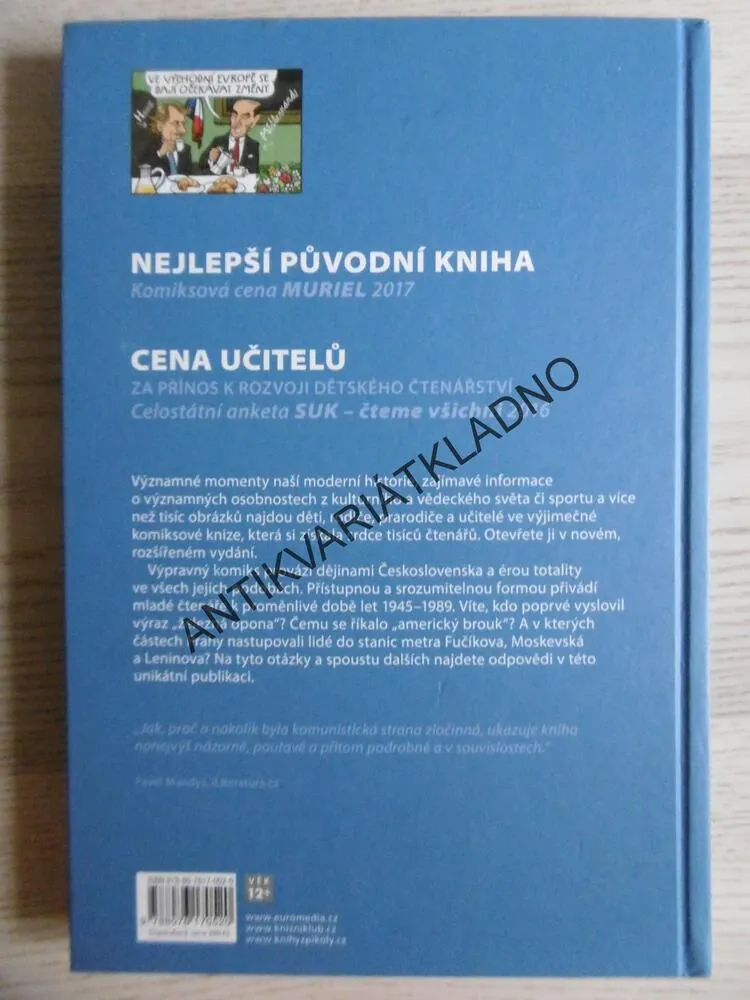OBRÁZKY Z MODERNÍCH ČESKOSLOVENSKÝCH DĚJIN, KOMIKS,HISTORIE,ČERNÝ, FIBRICH, **an