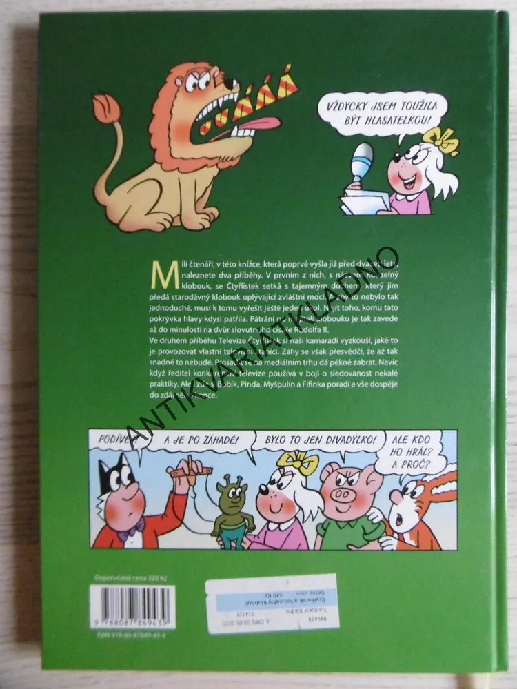 ČTYŘLÍSTEK A KOUZELNÝ KLOBOUK, NĚMEČEK, **an