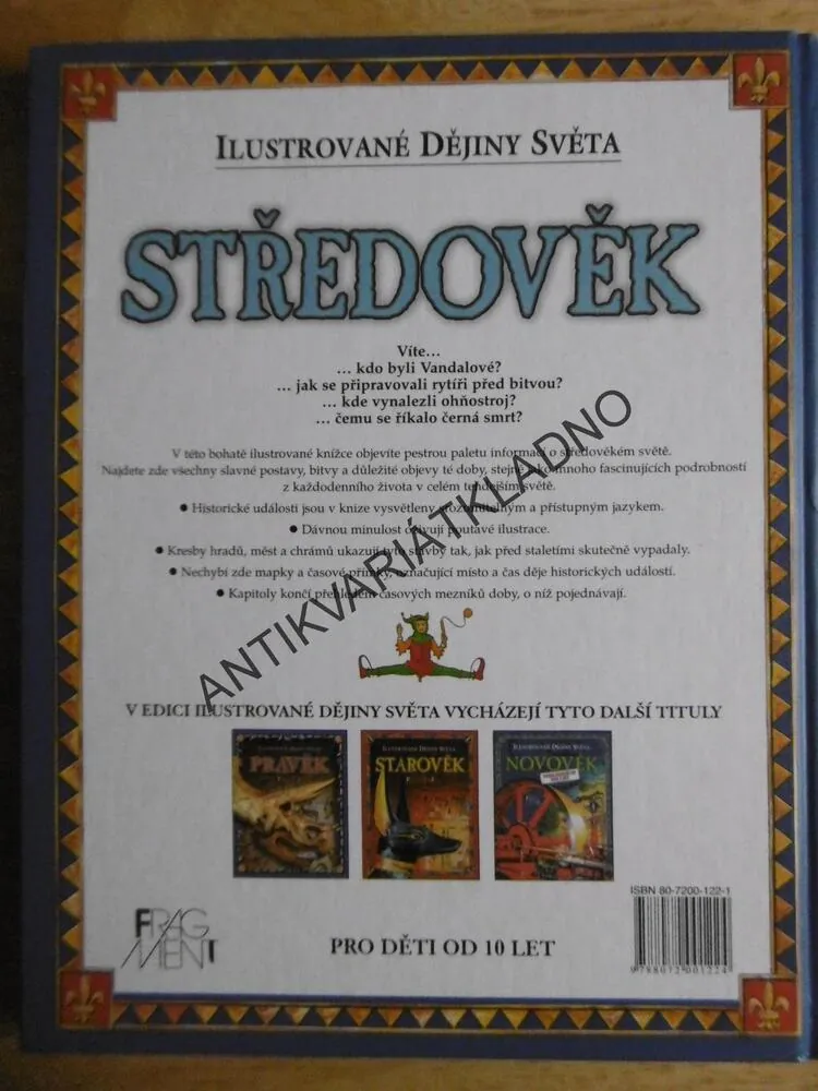 STŘEDOVĚK, ILUSTROVANÉ DĚJINY SVĚTA, BINGHAMOVÁ,