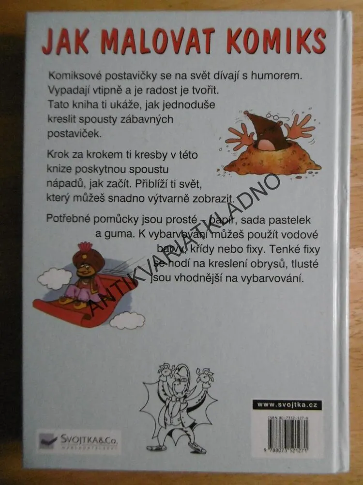 JAK MALOVAT KOMIKS PRO MALÉ VÝTVARNÍKY, KURZ KRESLENÍ KROK ZA KROKEM