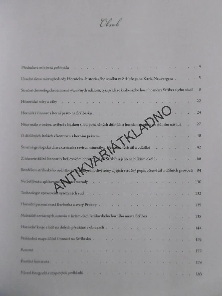 KNIHA O STŘÍBRSKÉM HORNICTVÍ, NEUBERGER, JISKRA,  **an 