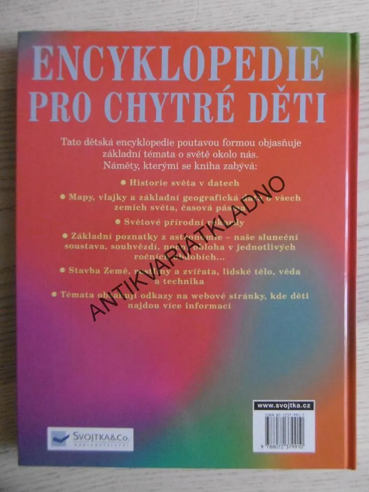 ENCYKLOPEDIE PRO CHYTRÉ DĚTI, SVOJTKA,, **an