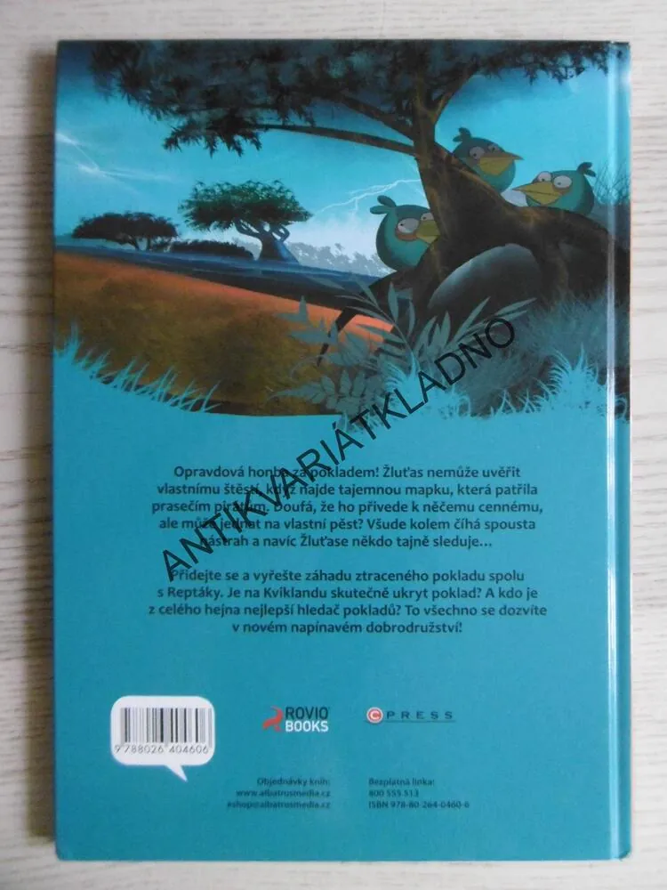 ANGRY BIRDS, TAJEMSTVÍ ZTRACENÉHO POKLADU,, **an